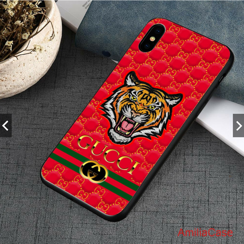 red gucci phone case