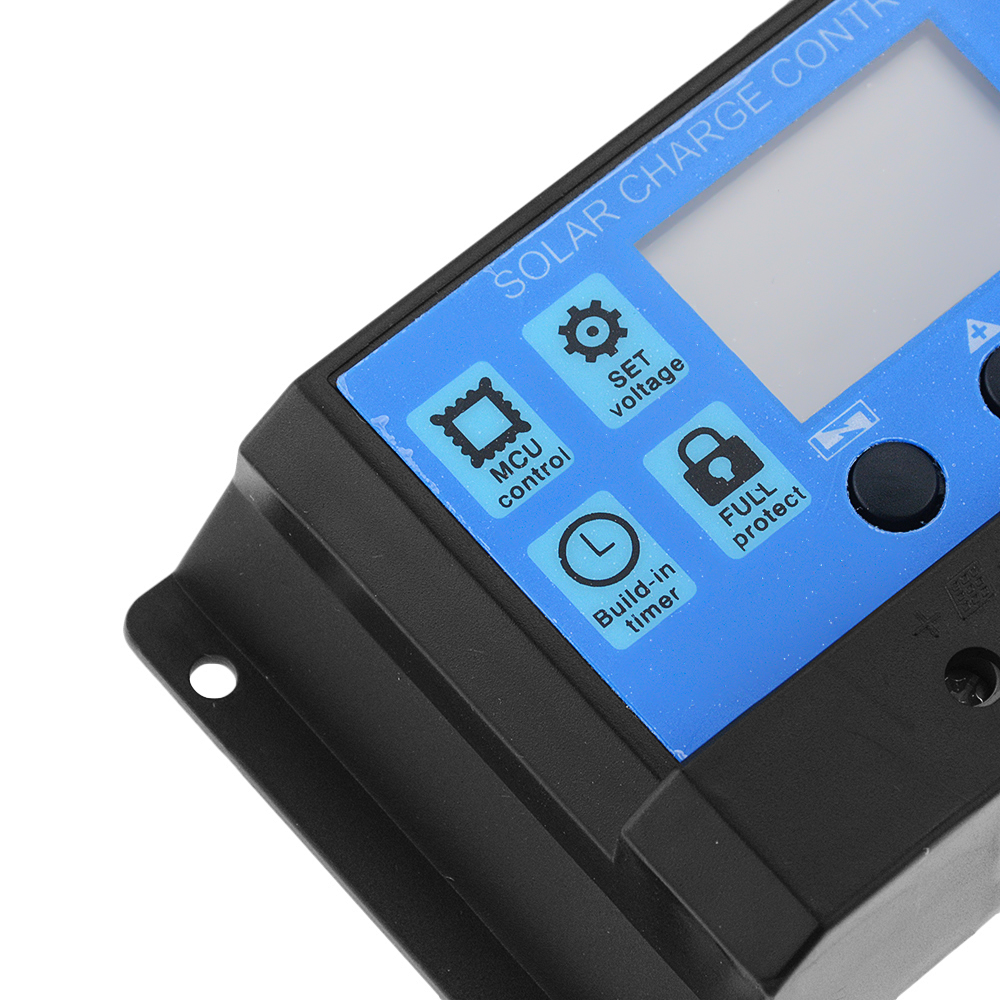 Quality Versatile 60A/50A/40A/30A/20A/10A 12V 24V Auto Solar Charge Controller Pwm Controllers Lcd Dual Usb 5V Output... - Image 4
