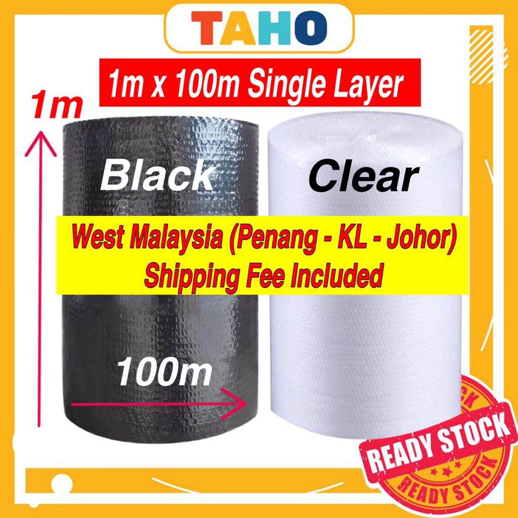 Air Bubble Roll 1m x 100m/ Wrap / Packaging / West Malaysia shipping