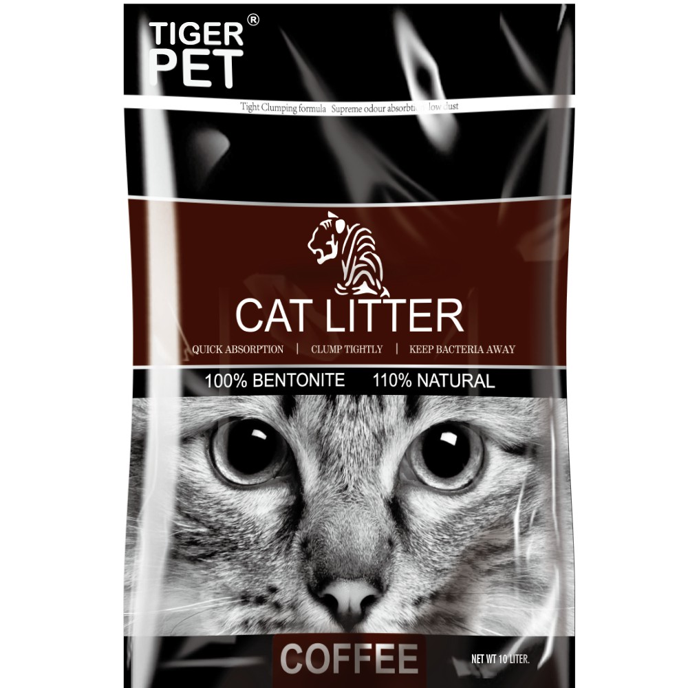 TIger Pet Cat Litter - 10 Liter (100% Bentonite & 110% Natural ...