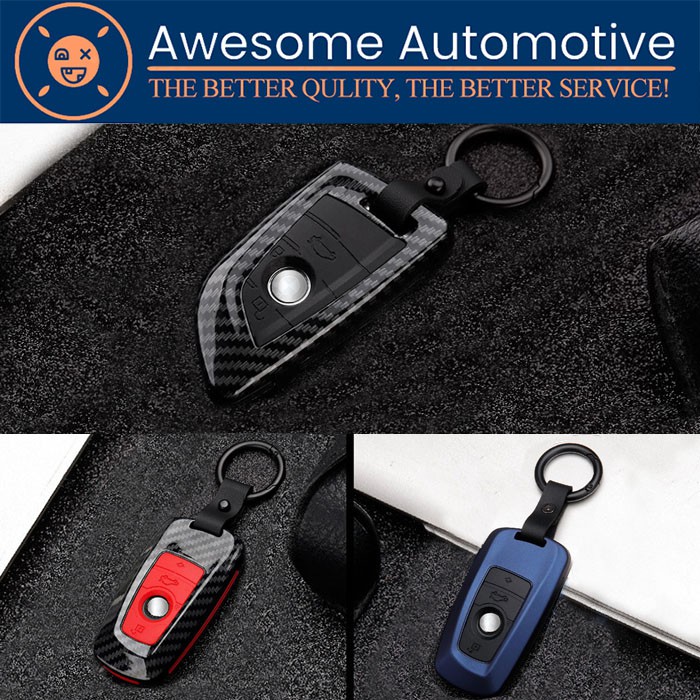 BMW Carbon Fiber key case Cover 1 2 3 4 5 6 7 Series X1 X3 X4 X5 X6 F30 F34 F10 F07 F20 G30 F15