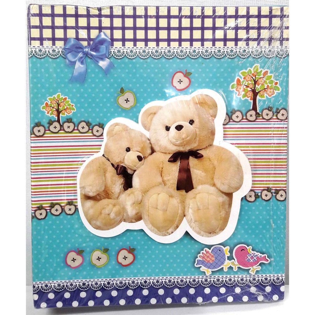 4r Photo Album Cute Gambar Teddy Bear Shopee Malaysia