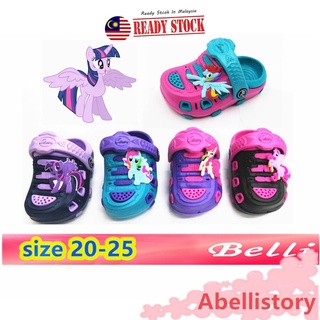 【ABellistory】 [Ready Stock] Children Girl Lovely Clog Kids Cartoon Baby Clog Shoes (size 20-25) 大头鞋