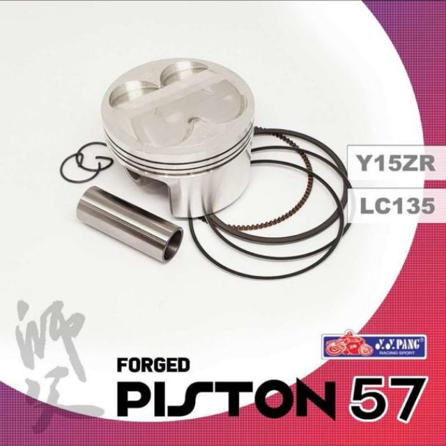 PISTON FLAT/DOME 57MM LC135 Y15ZR ORIGINAL YYPANG Shopee Malaysia