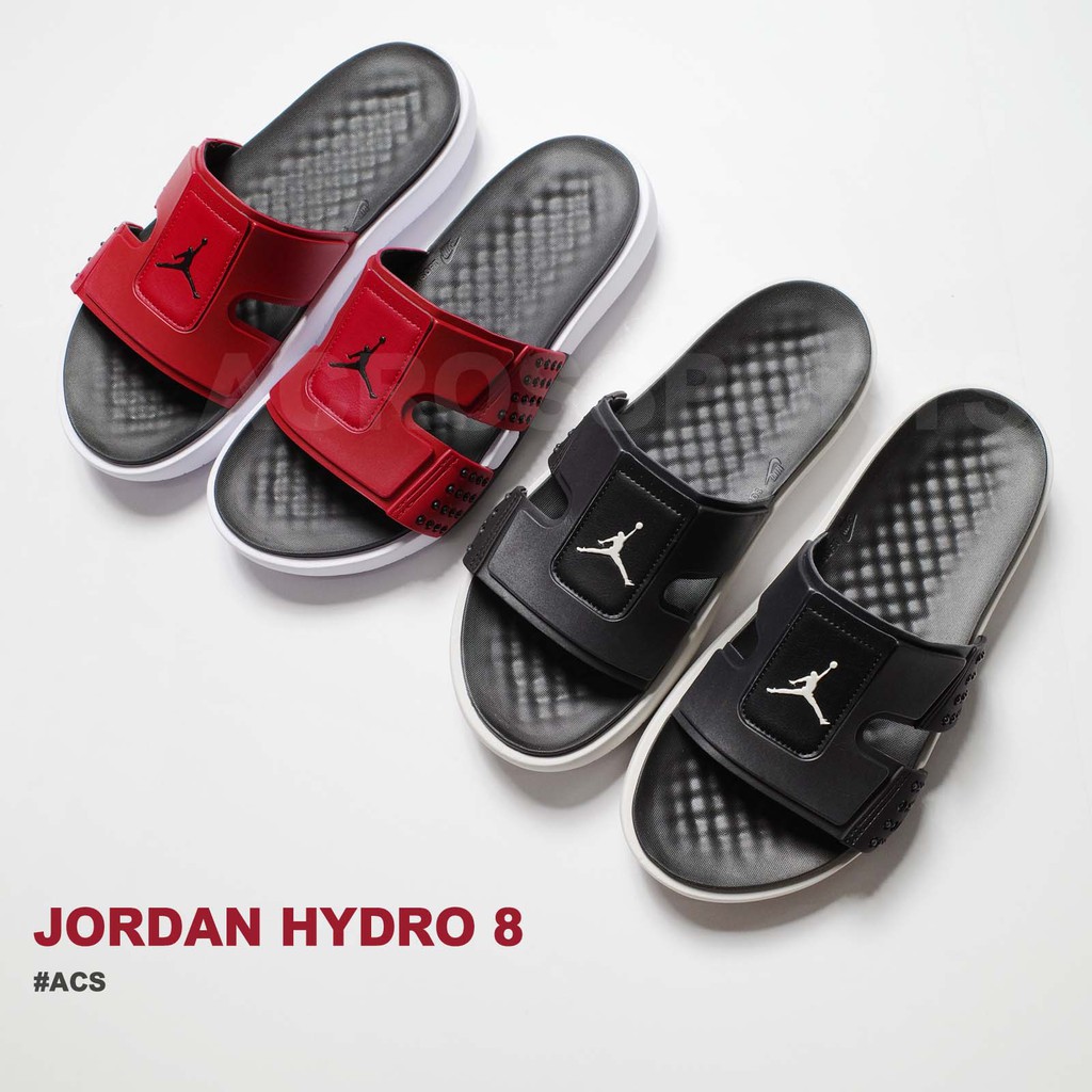 jordan hydro 8 red