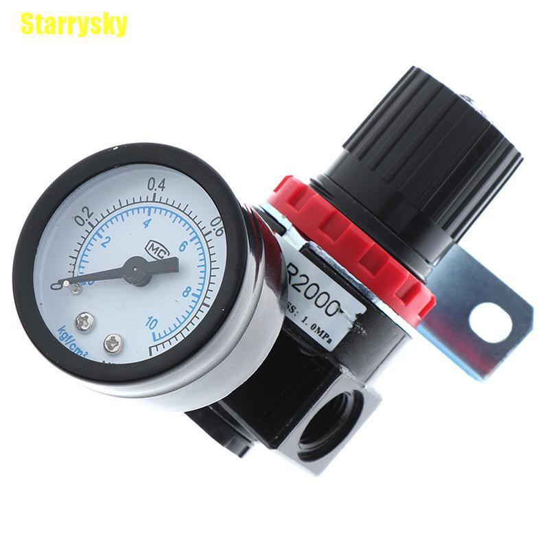 Durable Purpose Starrysky Ar2000 Air Control Compressor Pressure Gauge Relief Regulating Regulator Valve - Image 4