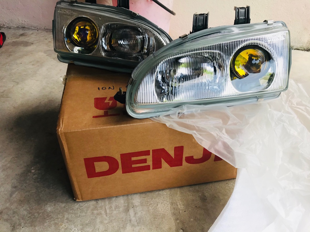 Denji Projector Headlamp For Honda Civic Eg6 Eg9 Shopee Malaysia