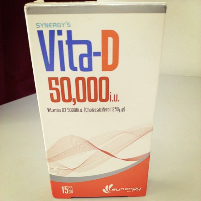 VitaD Vitamin D3 50,000 IU 15 tablets Shopee Malaysia