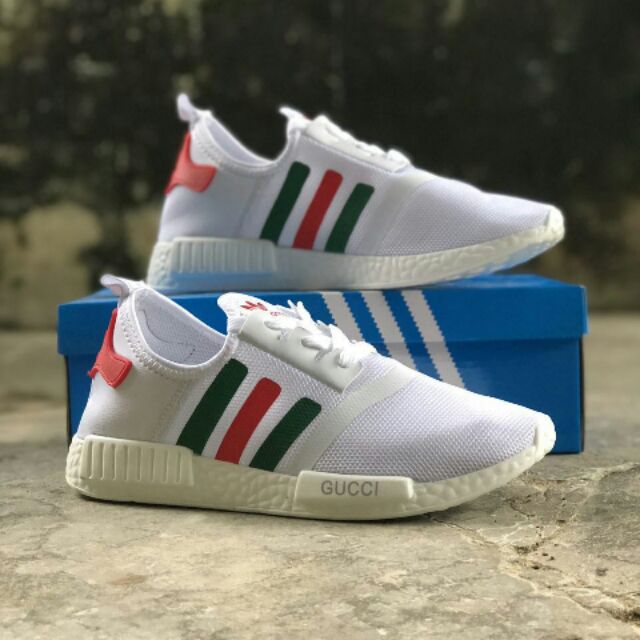 white gucci nmd