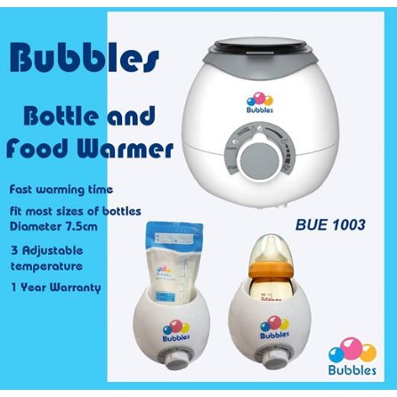 bubbles bottle warmer