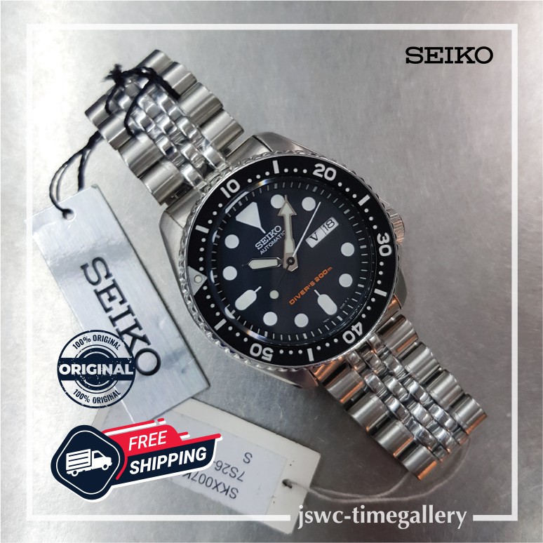 FREE Wall Clock & T-shirt] SEIKO Watch Automatic Original Men Automatic  Diver's 200M Jam Tangan 手表 | Shopee Malaysia