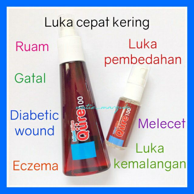 Spray Luka Kencing Manis Bed Sore Spray Essential Oil Wound Healing Spray Qure100 Shopee Malaysia