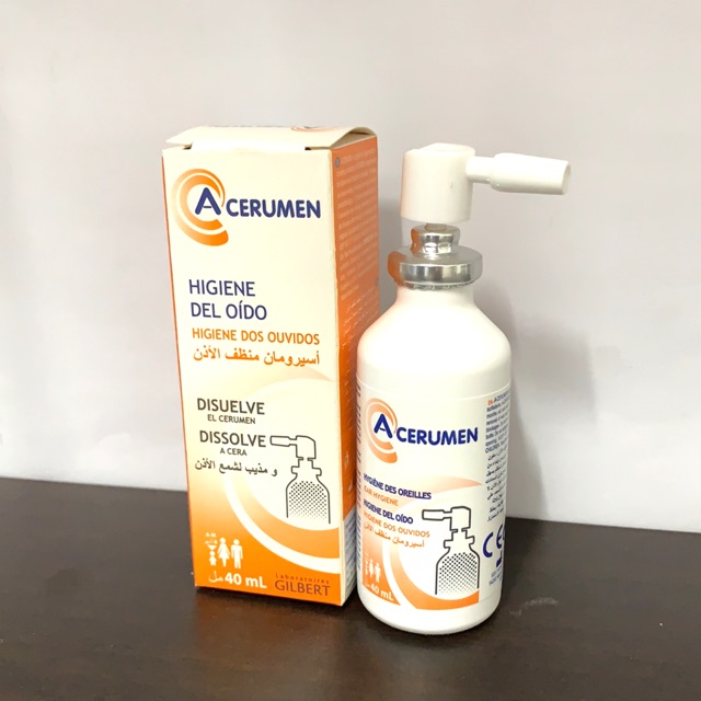 Acerumen spray for ear hygiene 40ml expire 05/2022 Shopee Malaysia