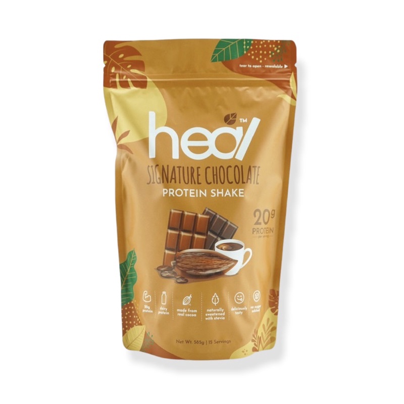 Heal protein Heal Signature Chocolate HALAL Whey Protein Shake Powder ...