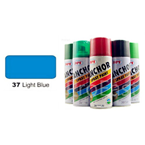 light blue spray paint for plastic