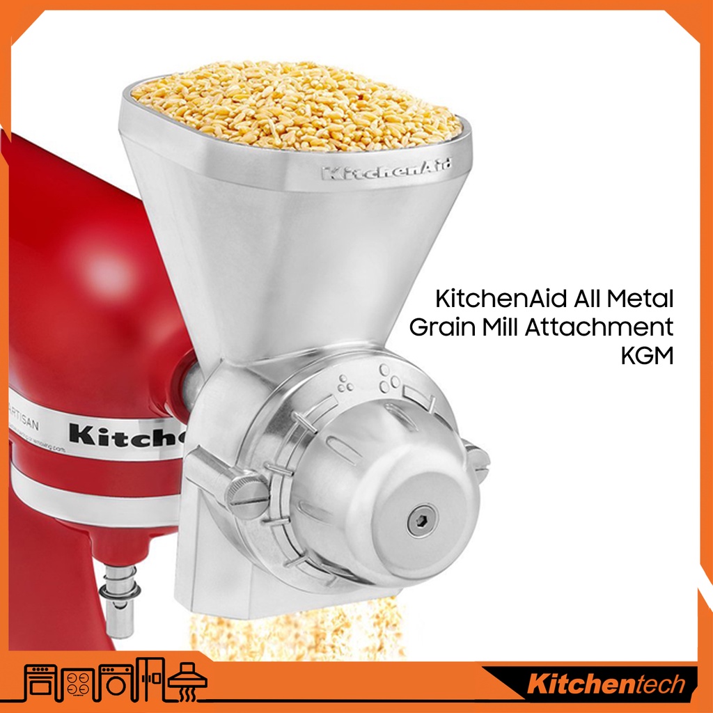 KItchenaid All Metal Grain Mill Attachment For Stand Mixer KGM   764c9a847ca6bf058e28854014d7e2eb