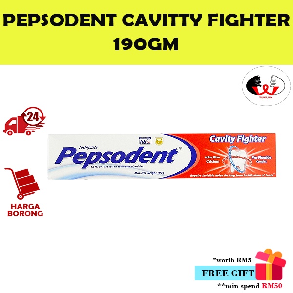 Pepsodent Cavity Fighter Toothpaste 190g[SHIP WITHIN 24 HOURS]