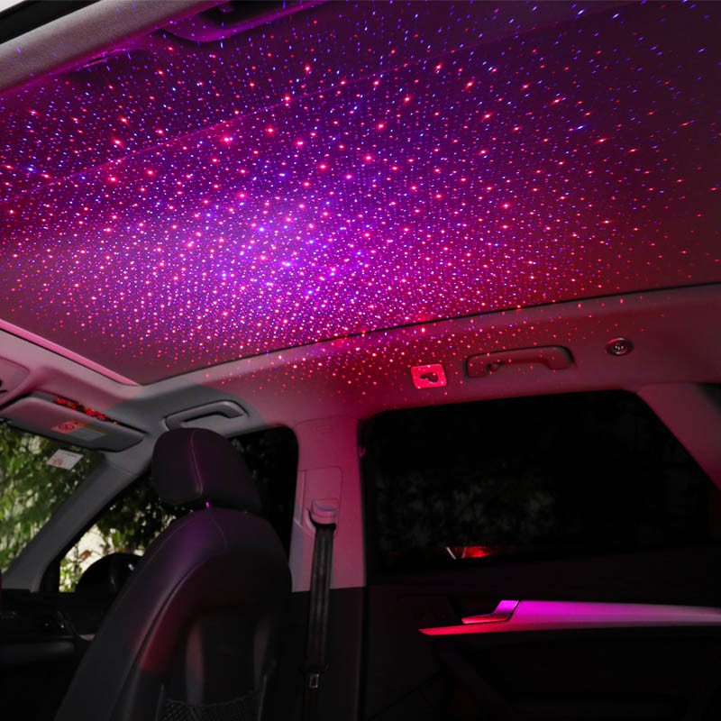 Cars Top Star Light Modified Atmosphere Car Interiors All Over The Sky Ceiling Projection Breathing Decoration Articles