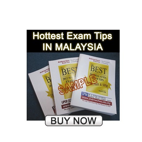 Pre Order 2022 Spm Exam Tips By Andrew Choo Shopee Malaysia