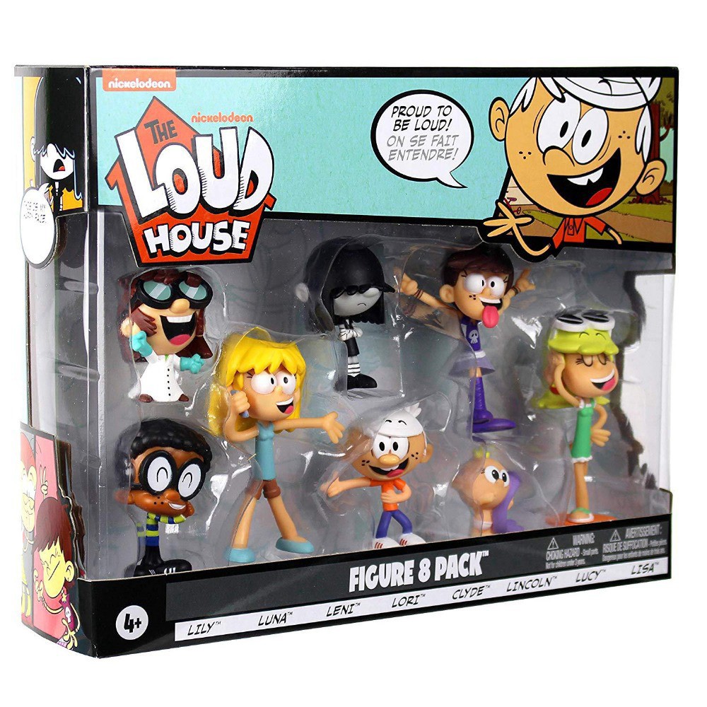 The Loud House Figure 8 Pack Lincoln Clyde Lori Lily Leni Lucy Lisa Luna Action Figure Toys Shopee Malaysia - roblox the loud house