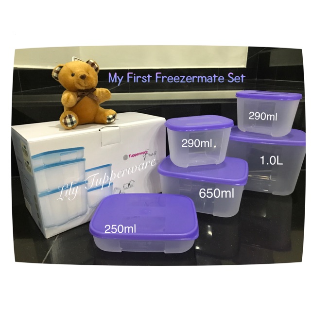 Tupperware My First Freezermate Set (5pcs)