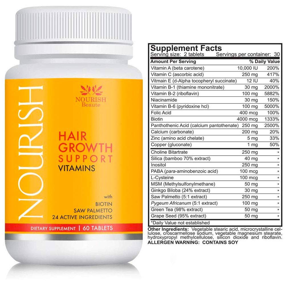 Nourish Beaute Vitamins Hair Growth Treatment Products | Shopee Malaysia