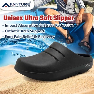FANTURE Men Women Sandals Arch Support Recovery Sports Clog Ultra Soft Foot Pain Relief Walking Outdoor Comfort Slippers