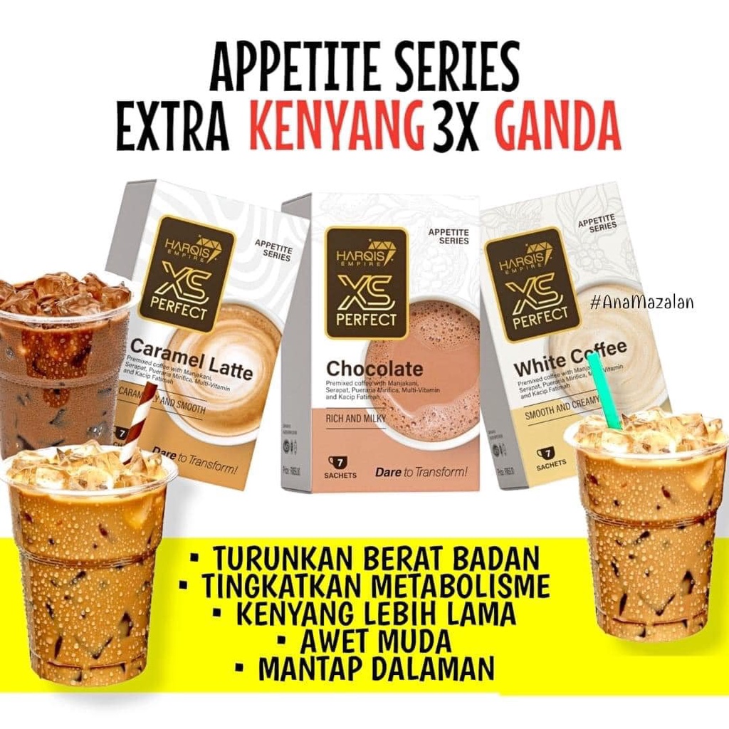 XS PERFECT DRINK APPETITE SERIES Original HQ Shopee Malaysia