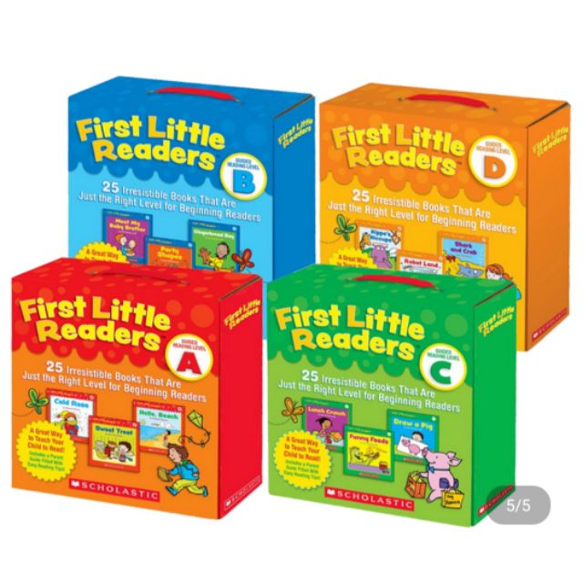 First Little Readers Guided Reading Levels A B C And D Set Of 4 Boxes 100 Books Free 3 Cd Shopee Malaysia