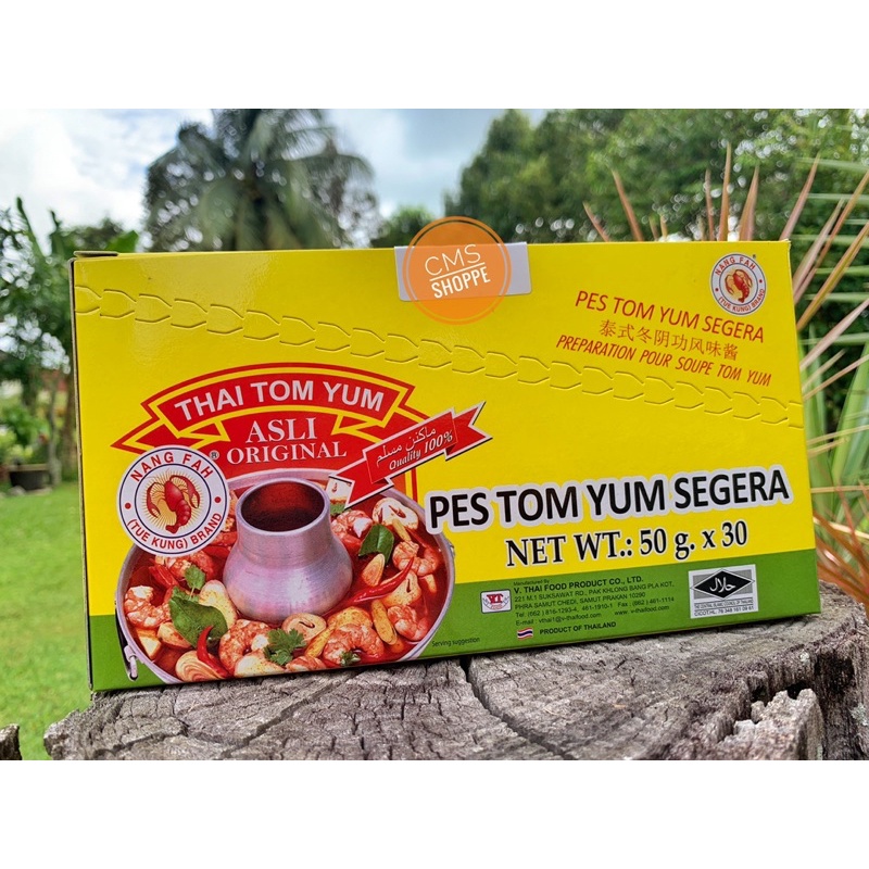 TOMYAM Pes Tom Yam Viral NANG FAH / Tom Yum Paste [ 50gram x 30 paket
