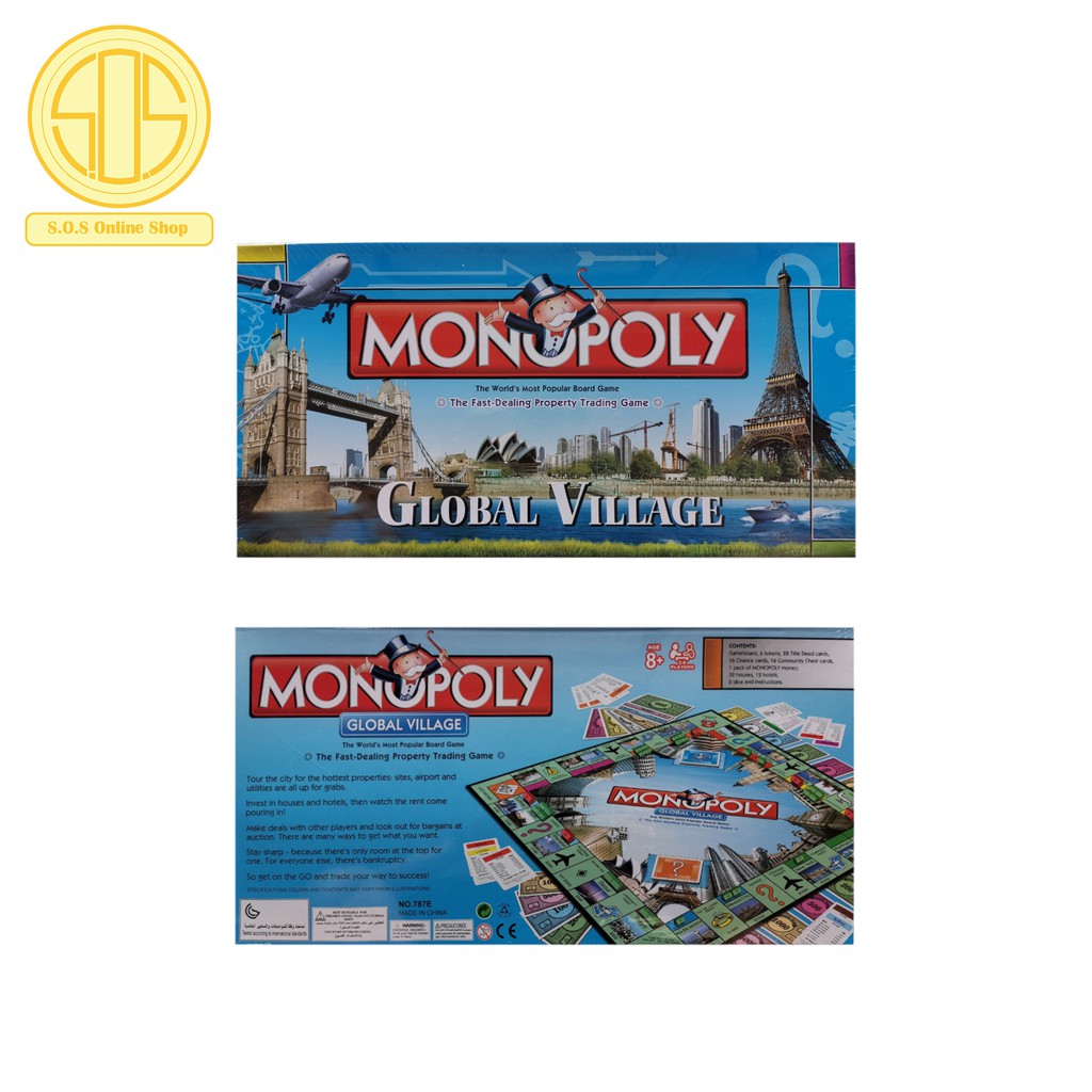 Monopoly Global Village 787E Board Games