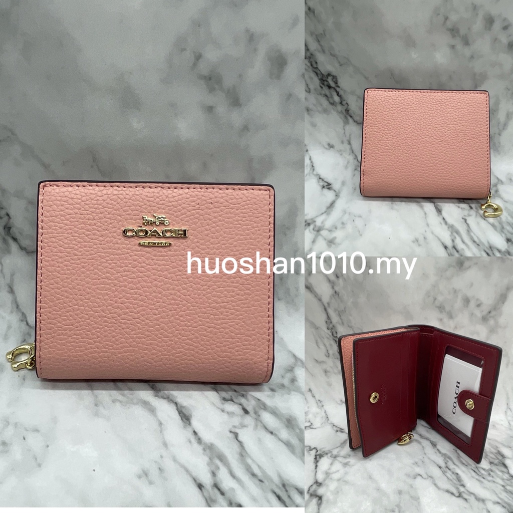 Coach 2867 2862 3309 2868 Women S New Short Zipper Small Wallet Card Bag Coin Purse Shopee Malaysia