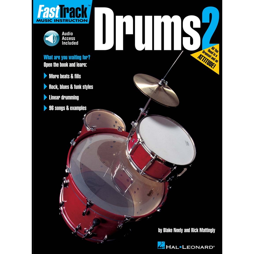 FastTrack Drum Book 2 Music Book Drum Book Beginner Drum Self Learning