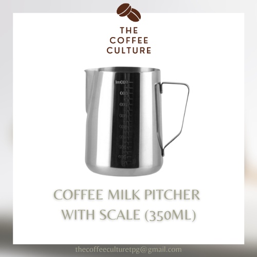 Barista Coffee Milk Pitcher With Scale 350ml/600ml/1000ml Shopee Malaysia