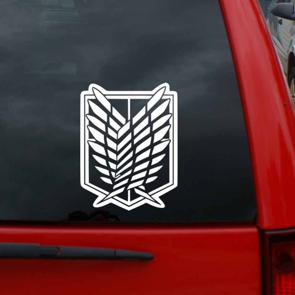 Attack on Titan Scouting Legion Crest Decal tall Vinyl Decal