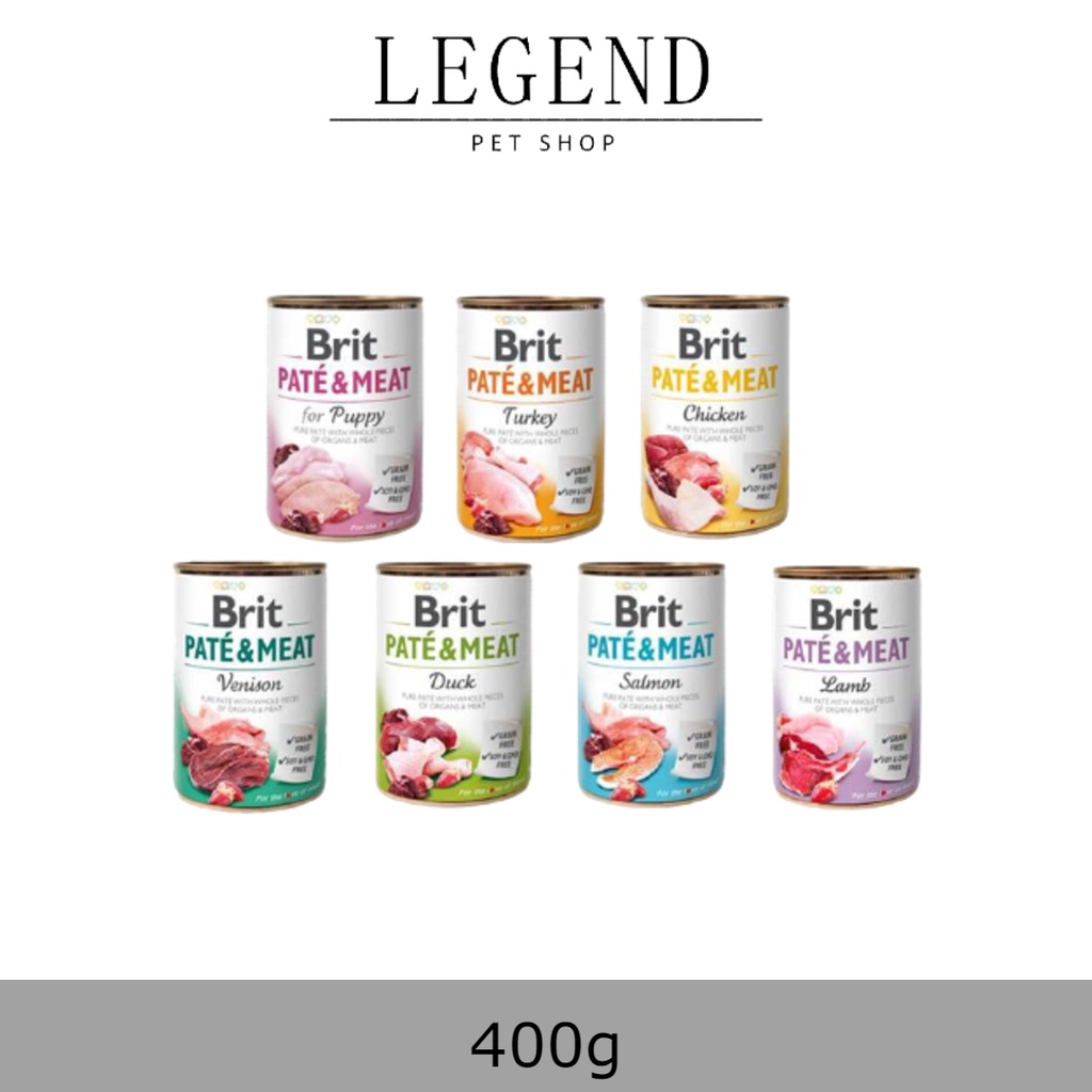Brit Dog Canned Food Pate and Meat (400gram) Shopee Malaysia