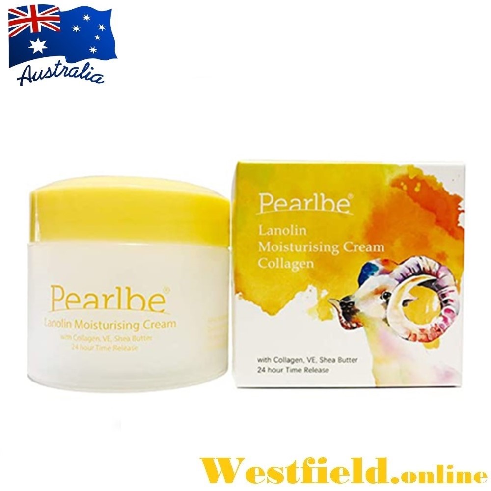 [Australia Import] Pearlbe Lanolin Moisturising Collagen Cream With