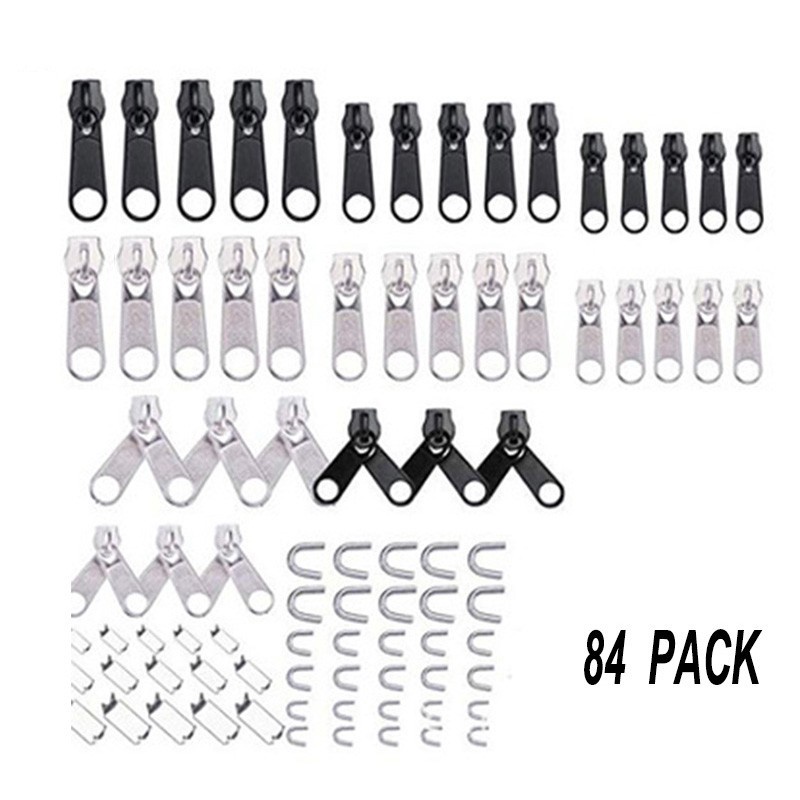 【GIG】Brand New Tools Set Repair Parts Supply Metal Replacement 84pcs Pack Zip Head