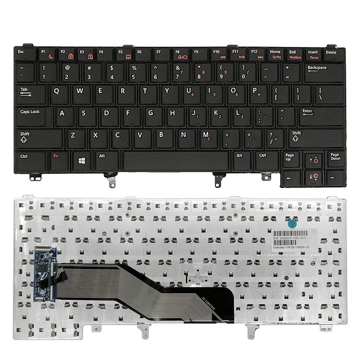 Replacement Backlit Keyboard Compatible with Dell Latitude E5420 E5430 E6220 E6320 E6330 E6420 E6430 E6440 Series Laptop with Pointer with Big Enter Key 