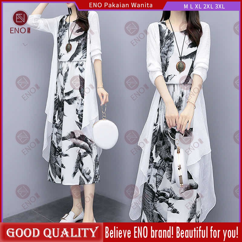 Ready Stock Black Beach Dress Women Plus Size Dress Labuh Ready Stock Black Beach Dress Women Plus Size Dress Labuh