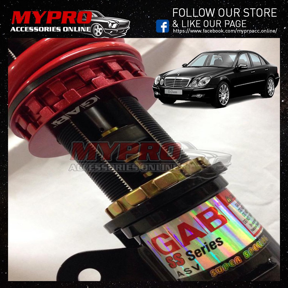 Best Mercedes Benz E Class W211 2003 2009 Gab Ss Series Hi Lo Soft Hard Adjustable Absorber Suspension Shopee Malaysia