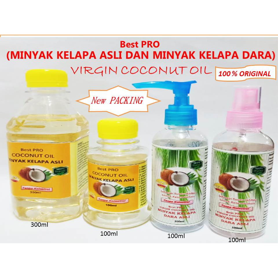 Virgin Coconut Oil Minyak Kelapa Dara Asli Minyak Kelapa Asli 100 Original Shopee Malaysia