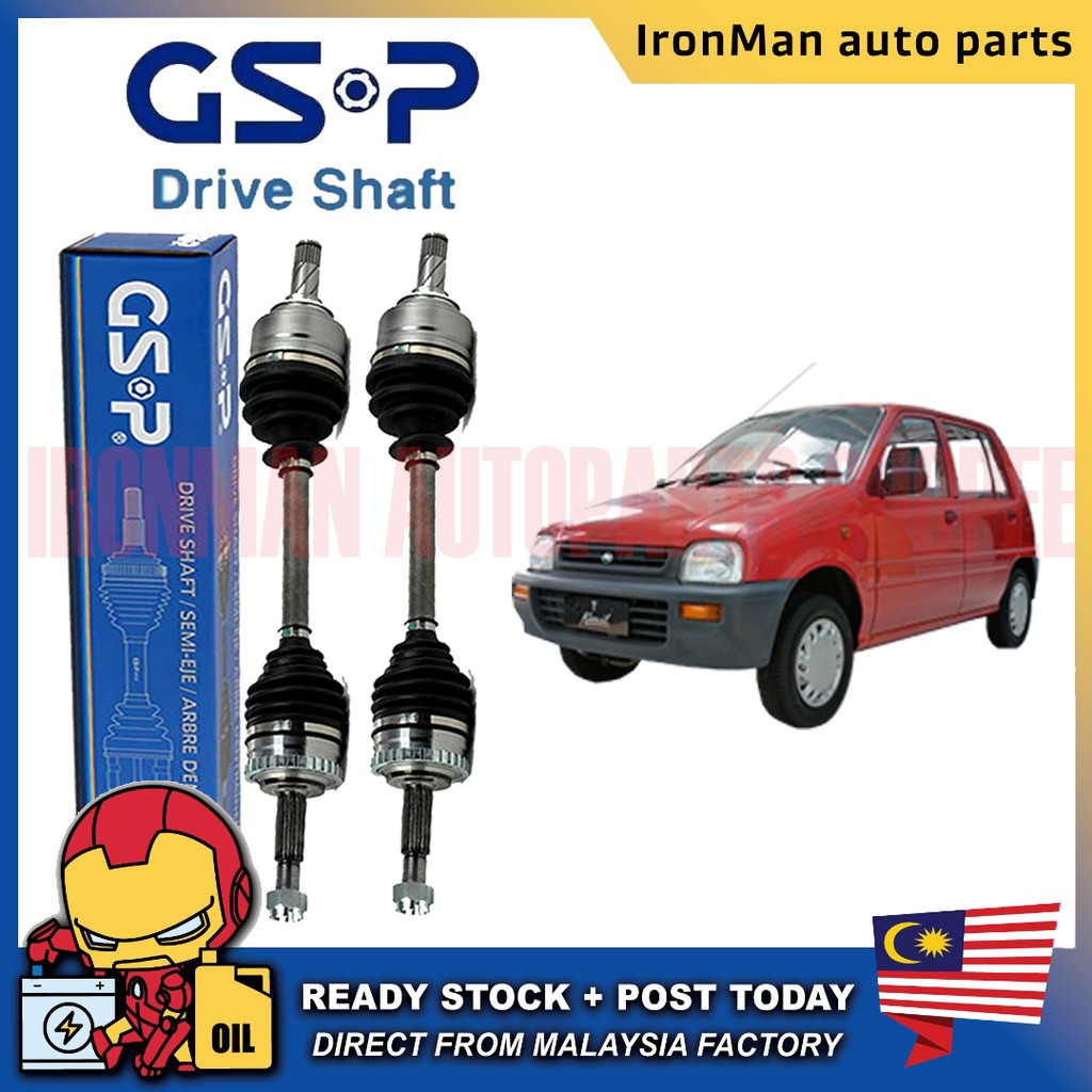 ORIGINAL GSP PERODUA KANCIL 660 LH +RH DRIVE SHAFT SUSPENSION 