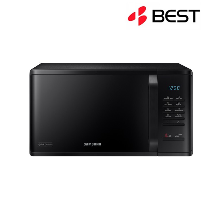 SAMSUNG Solo Microwave Oven with Quick Defrost (23L) MS23K3513AK