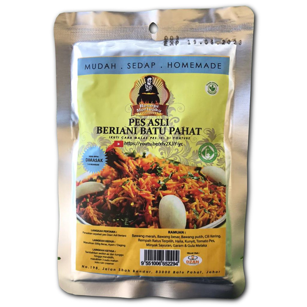 Buy Pes Asli Beriani Batu Pahat  SeeTracker Malaysia