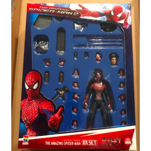 Medicom Mafex 004 The Amazing Spider-Man 2 DX Set Action Figure | Shopee  Malaysia