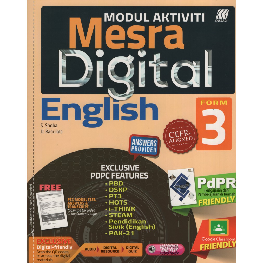 Modul Aktiviti Mesra Digital English Form 3 Shopee Malaysia