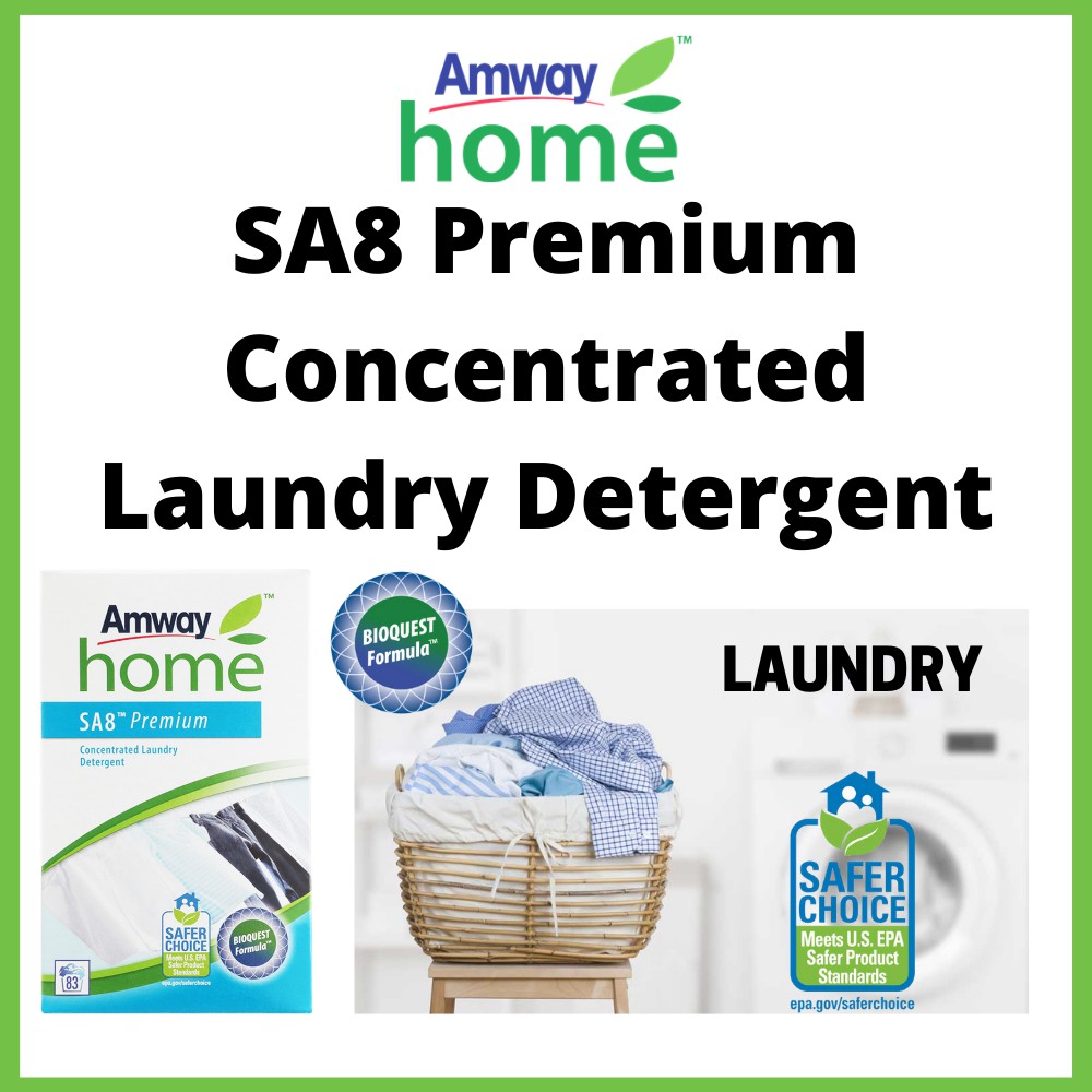 Amway SA8 Premium Concentrated Laundry Detergent 1kg For Car Carpet