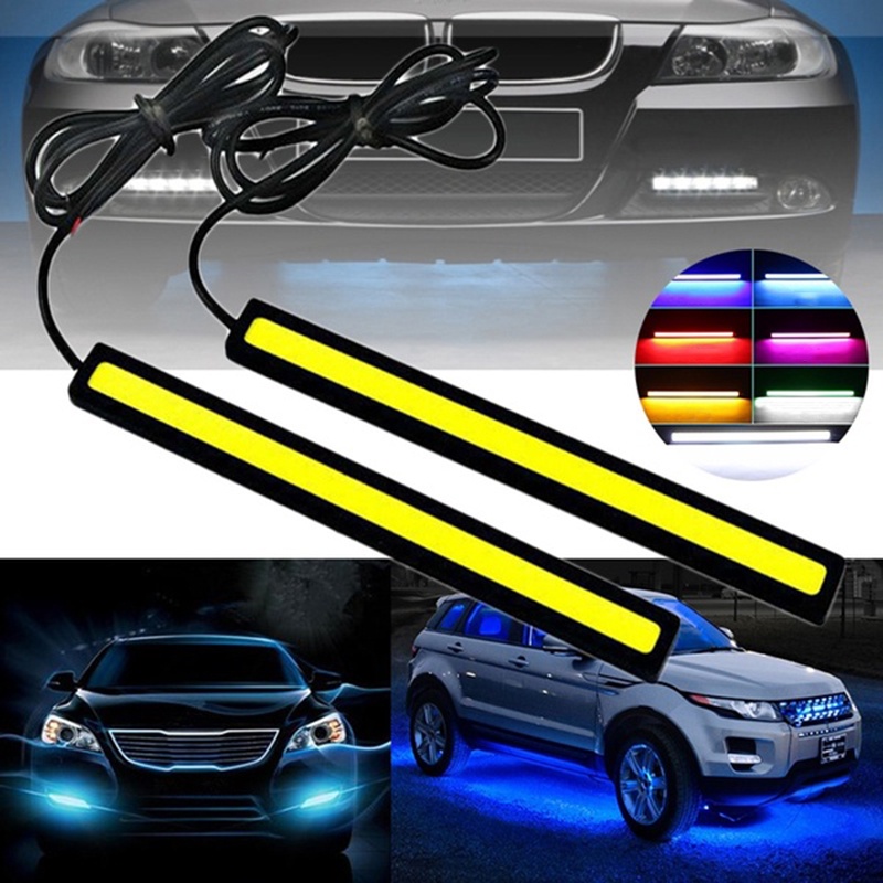 Essential Must 1Pcs 17CM Car LED COB DRL Daytime Running Lights 12V Waterproof External Light Source Parking Fog Bar ... - Image 2