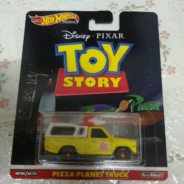 pizza planet hot wheels truck